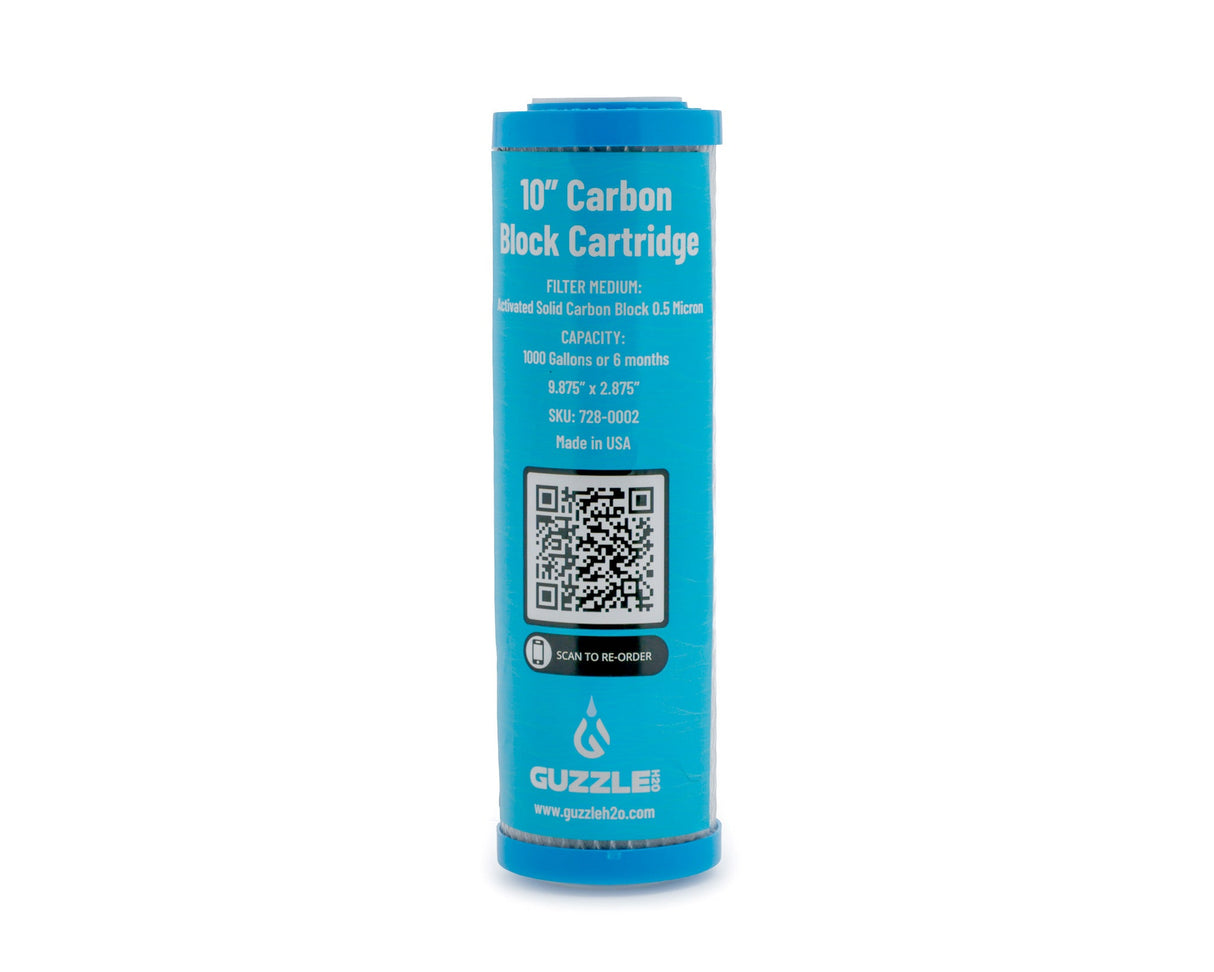 Guzzle H2O 10" Carbon Block Replacement Cartridge