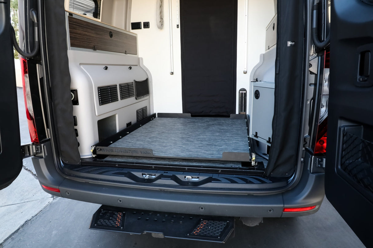 Canyon Adventure Vans Garage Slide Out Deck
