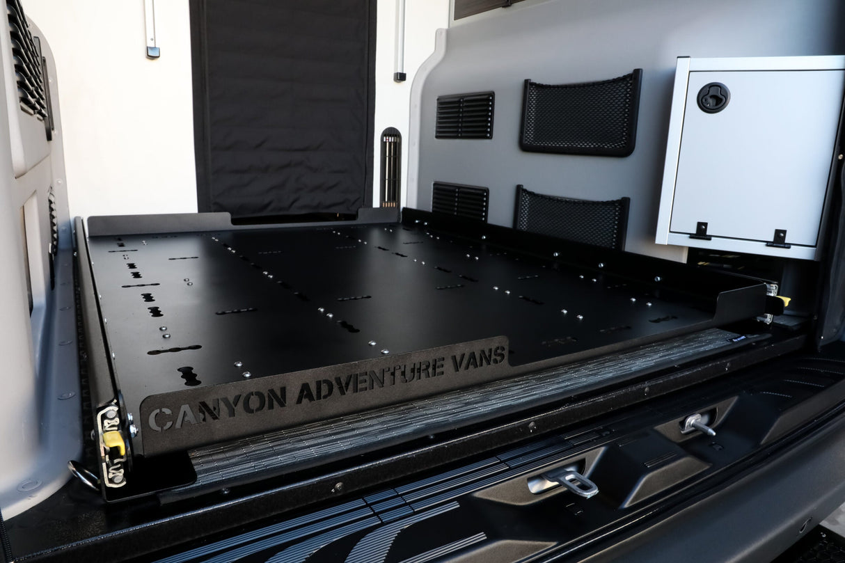 Canyon Adventure Vans Garage Slide Out Deck