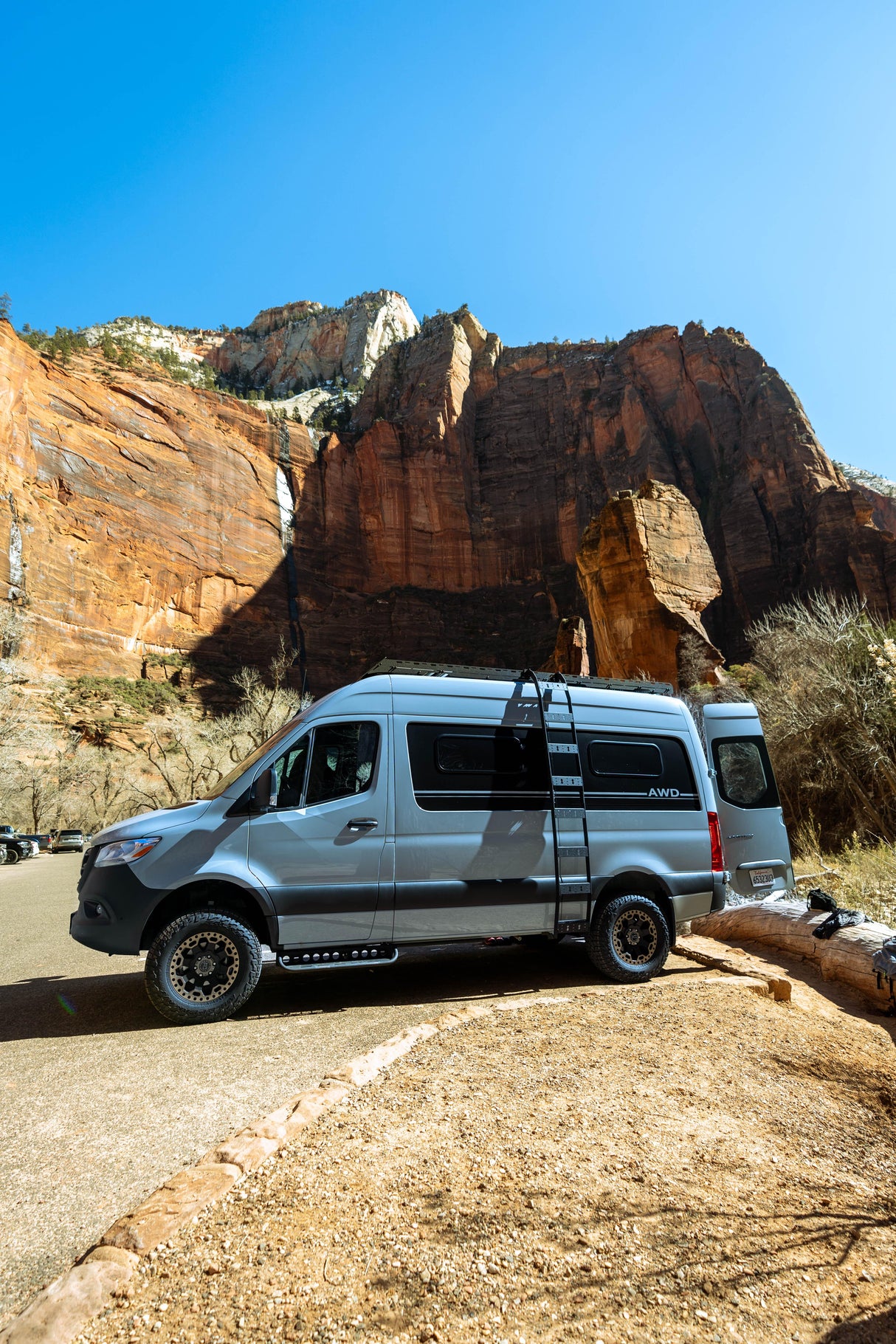 Sandy Vans Mercedes Sprinter Side Ladder