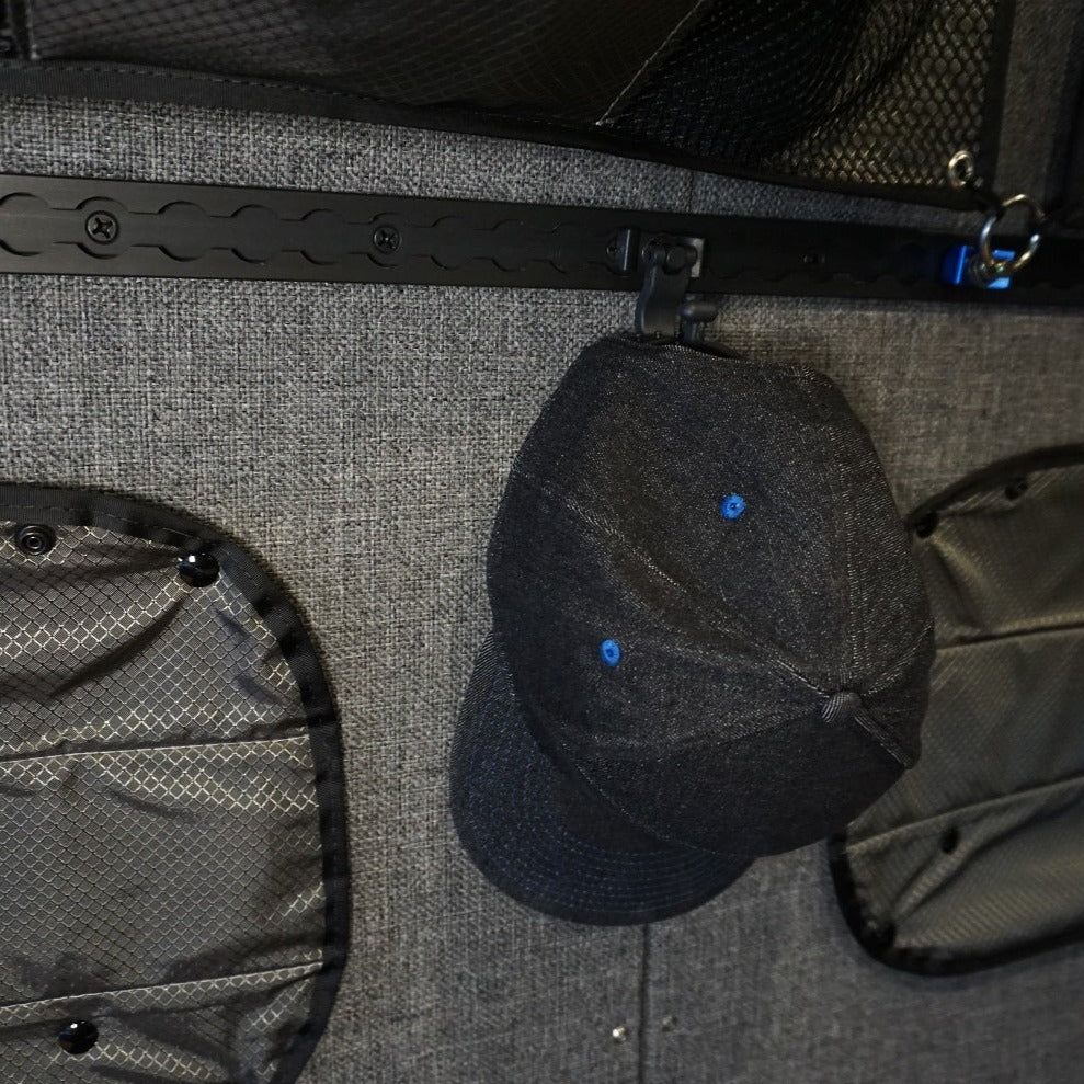 RB Components Heavy Duty Plastic L-Track Hook - 5 Pack