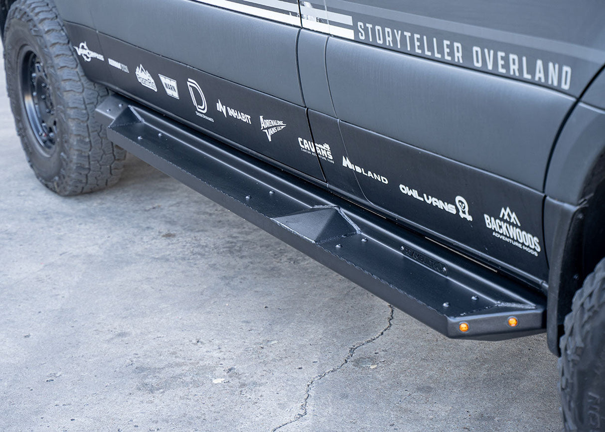 ROAMBUILT Sprinter/Transit & Winnebago EKKO Side Steps - Short/Flat Version (Driver & Passenger)