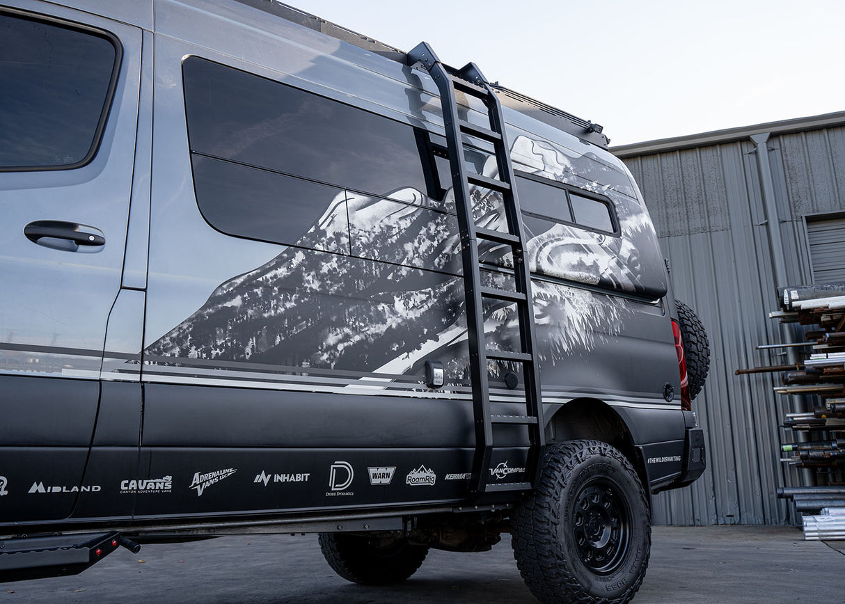 ROAMBUILT 2007+ Mercedes Sprinter Flatpack Ladder