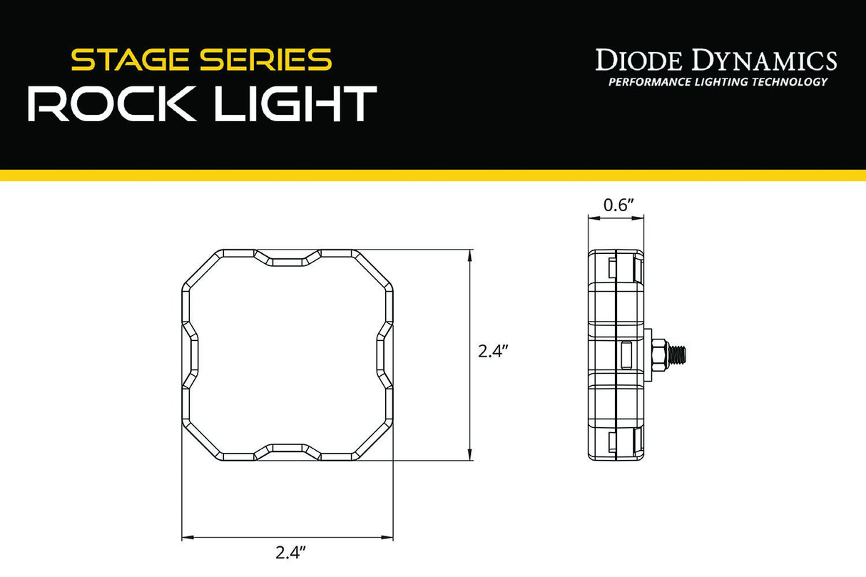 Diode Dynamics RGBW Rock Light Installer Kit w Controller (12-pack)-9