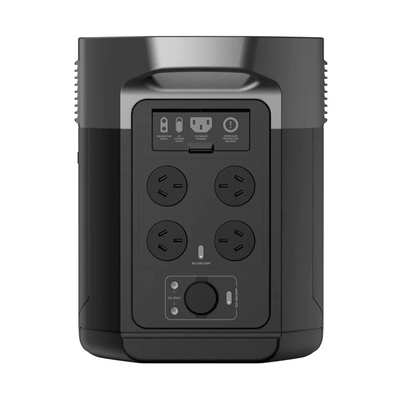 EcoFlow DELTA Max 2000 Power Station (Back) - Campervan HQ