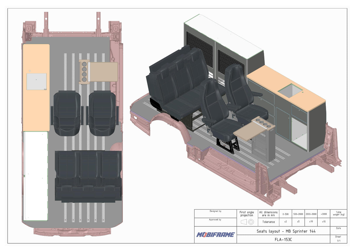 MobiFrame 2007+ Mercedes Sprinter Floor System