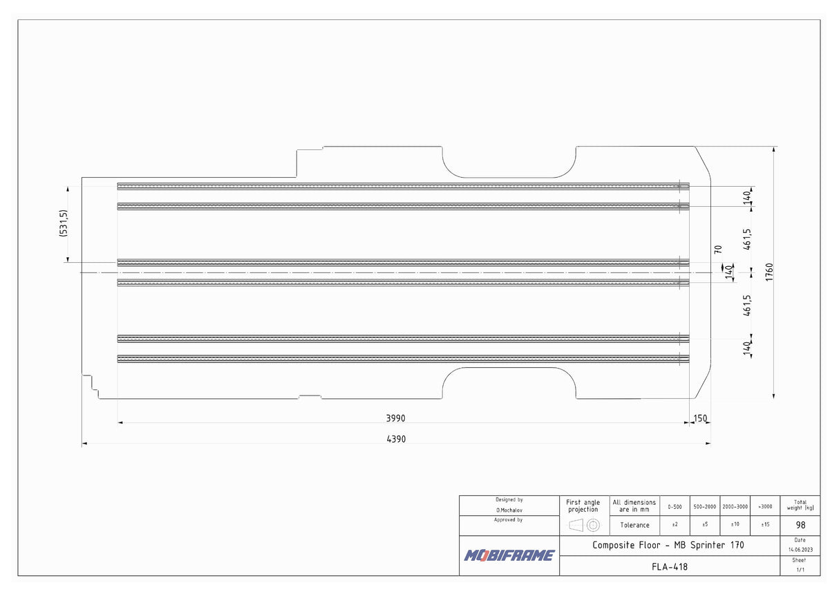 MobiFrame 2007+ Mercedes Sprinter Floor System
