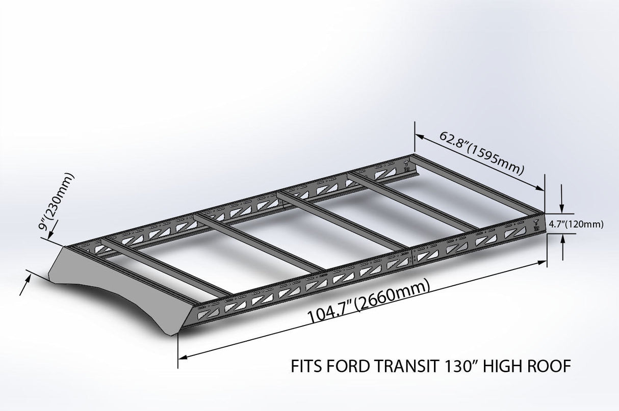 Tec Vanlife 2015+ Ford Transit Roof Rack