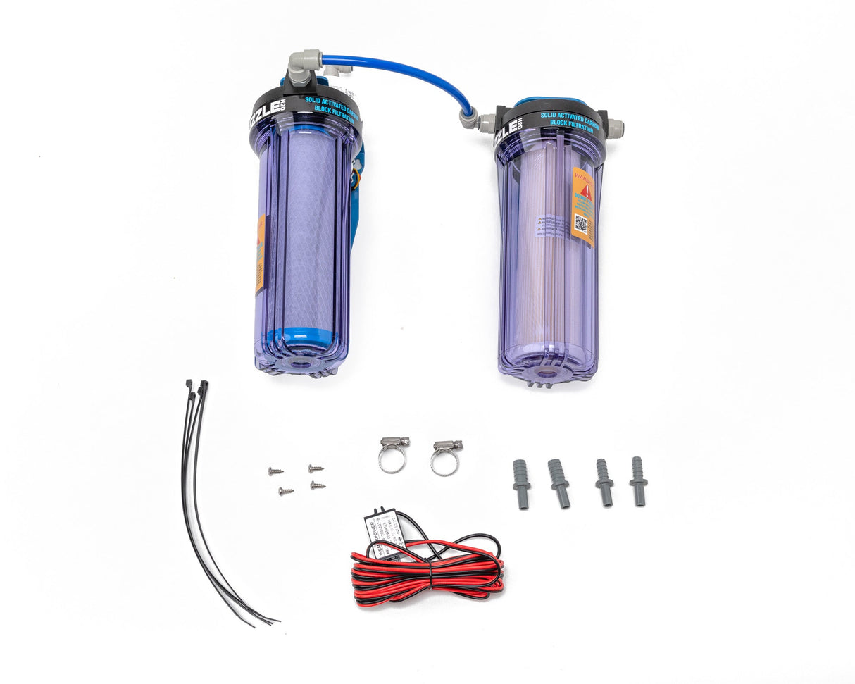 Guzzle H2O Stealth 2x10 Built-In Water Filtration & Purification System
