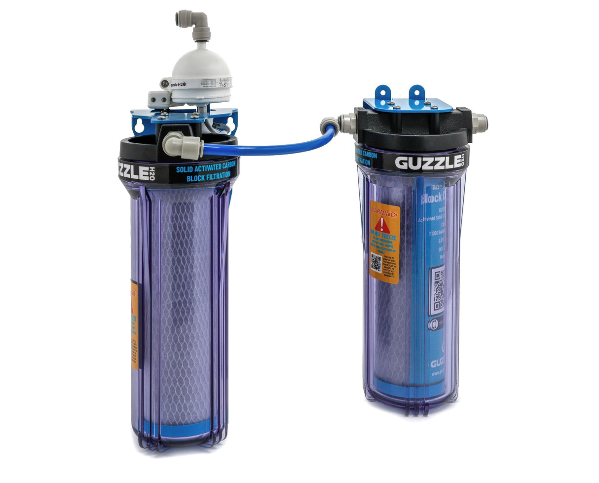 Guzzle H2O Stealth 2x10 Built-In Water Filtration & Purification System