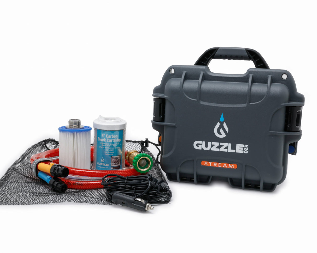Guzzle H2O Stream - Portable Water Filtration & Purification System