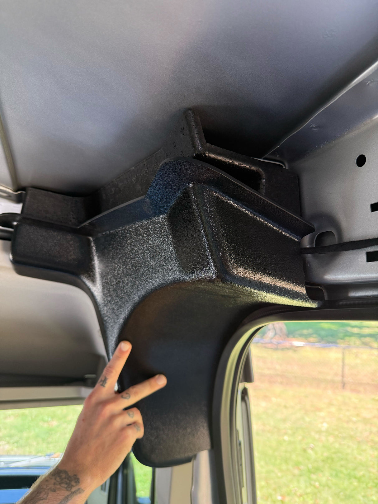 GoCode 2015+ Ford Transit Mid Roof B Pillar Blob Covers