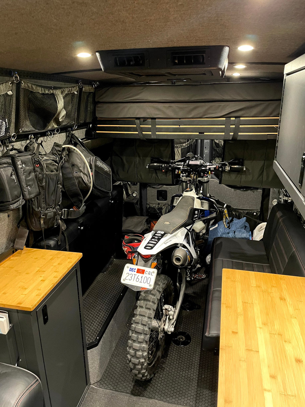 RB Components Adjustable Panel Bed Upper Storage Brackets