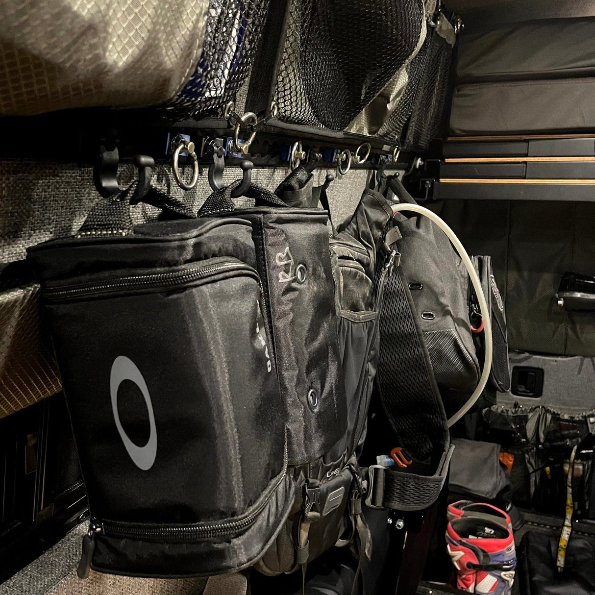 RB Components Heavy Duty Plastic L-Track Hook - 5 Pack