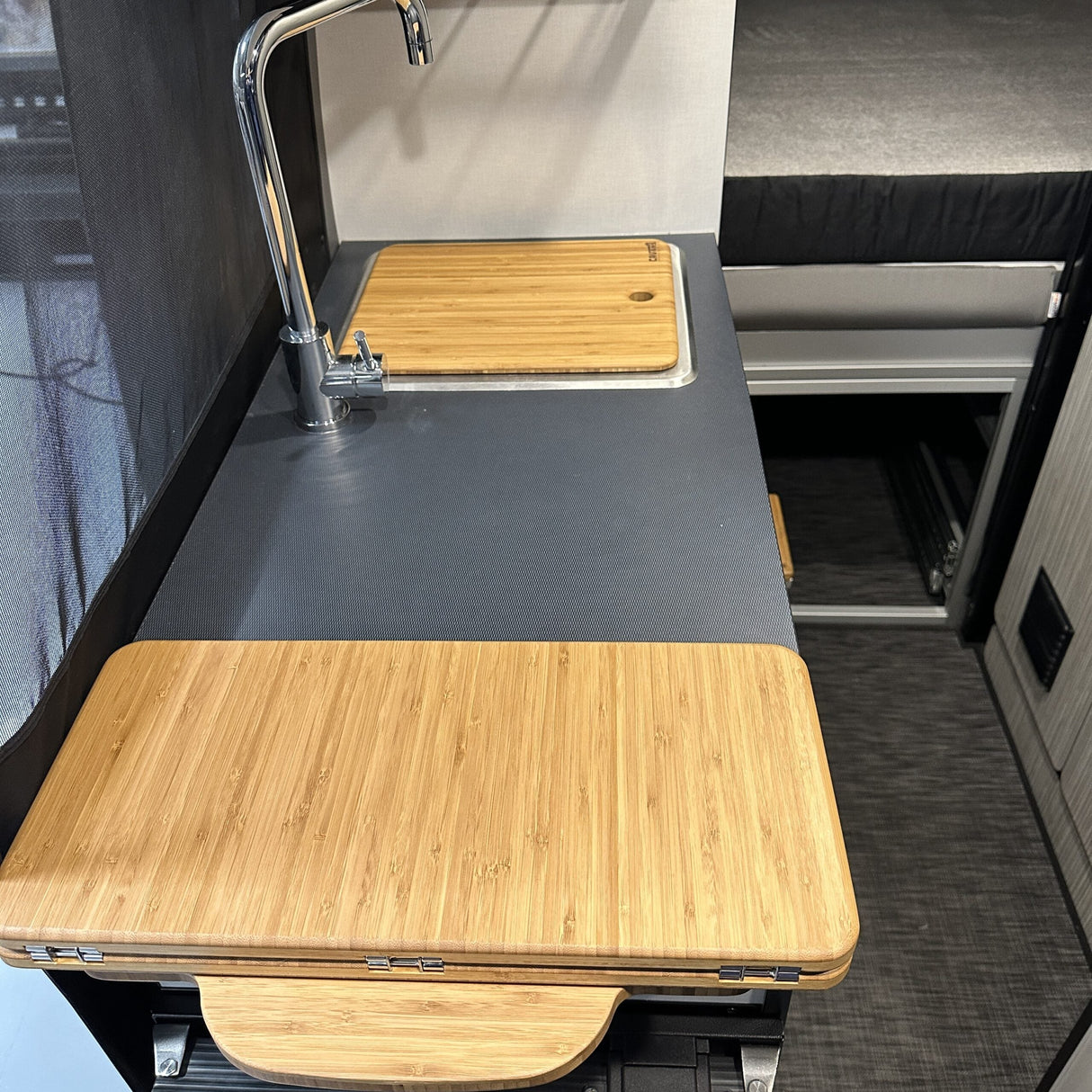 Canyon Adventure Vans Bamboo Sink Cover- REVEL/JAYCO/ENTEGRA/TIFFIN