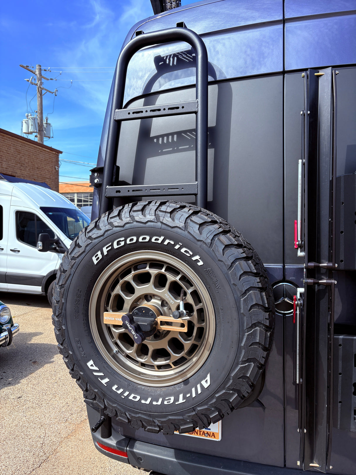 Rover Vans 2019+ Mercedes Sprinter Tire/ Ladder Carrier Combo