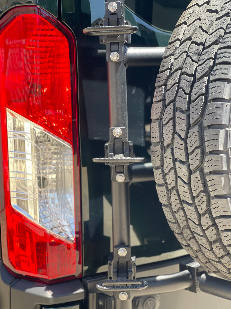 Aluminess 2015+ Ford Transit Rear Door Ladder