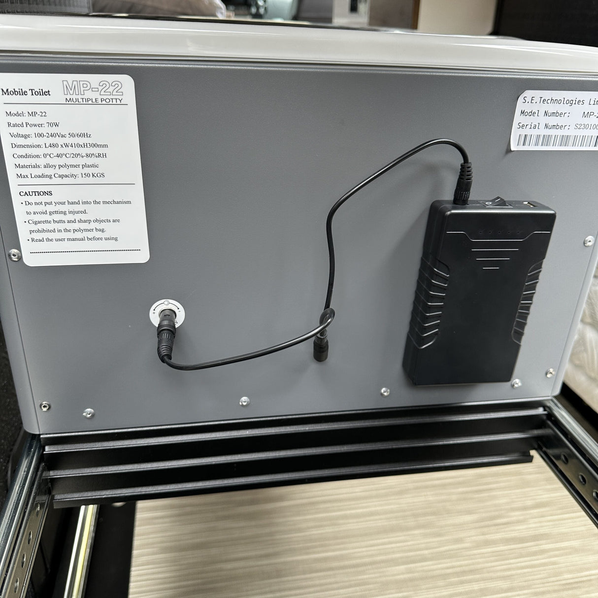 Canyon Adventure Vans GoBoxe - Lithium Battery (ADD-ON) for the GoBoxe Toilet