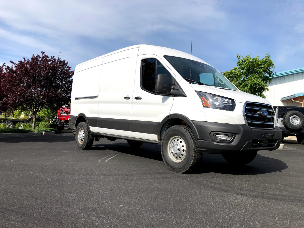Van Compass 2015+ Ford Transit Topo 2.0 Front and Rear Lift Kit (Single or Dual Rear Wheel)