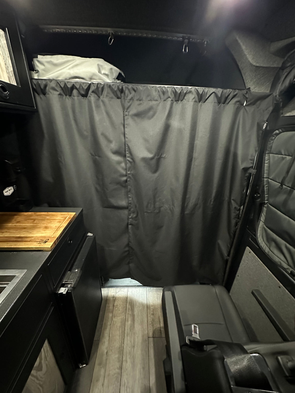 Van Wife Components Stealth Blackout Curtain - BLACK
