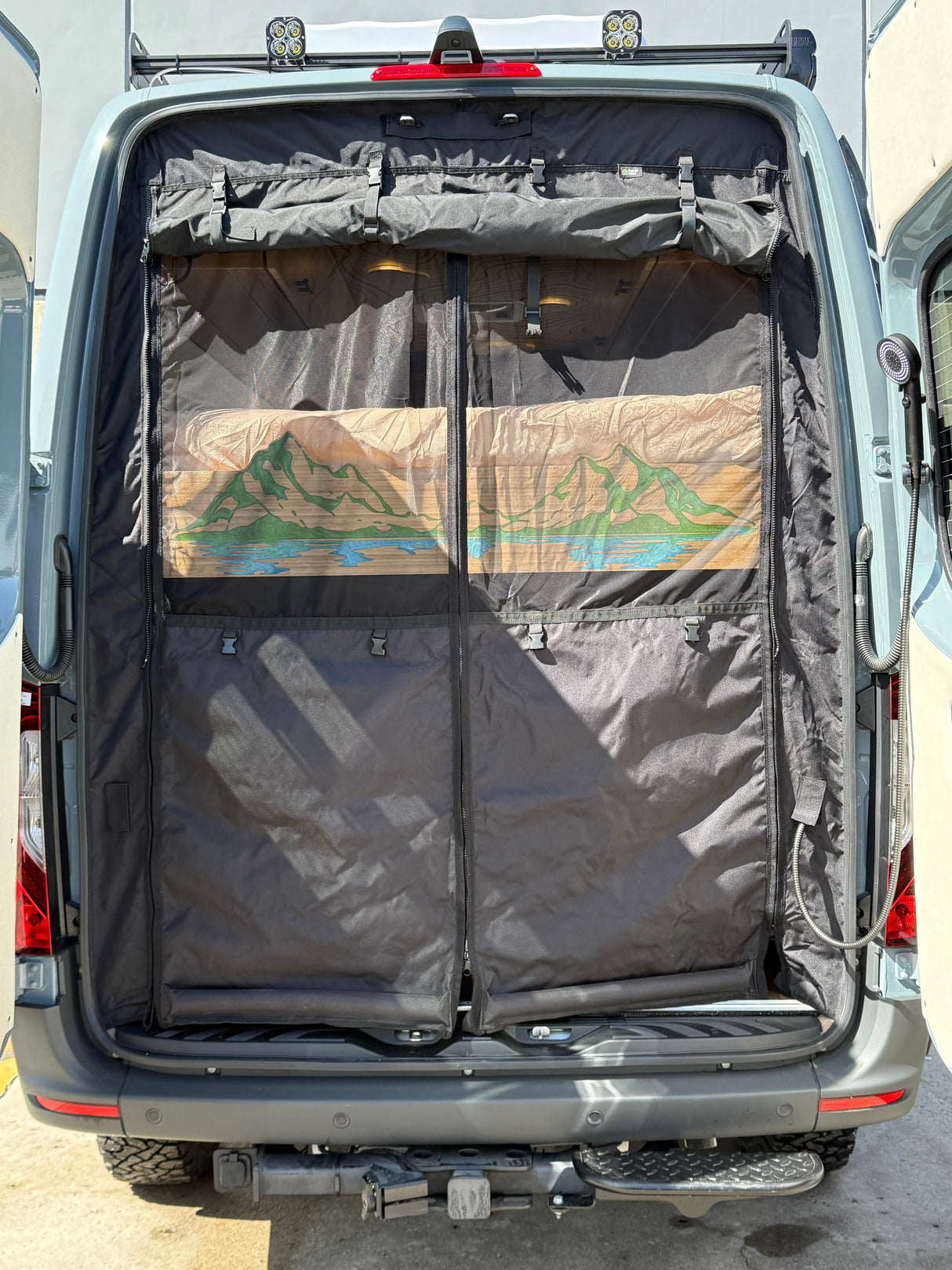 Sandy Vans Mercedes Sprinter Rear Door Bug Screen