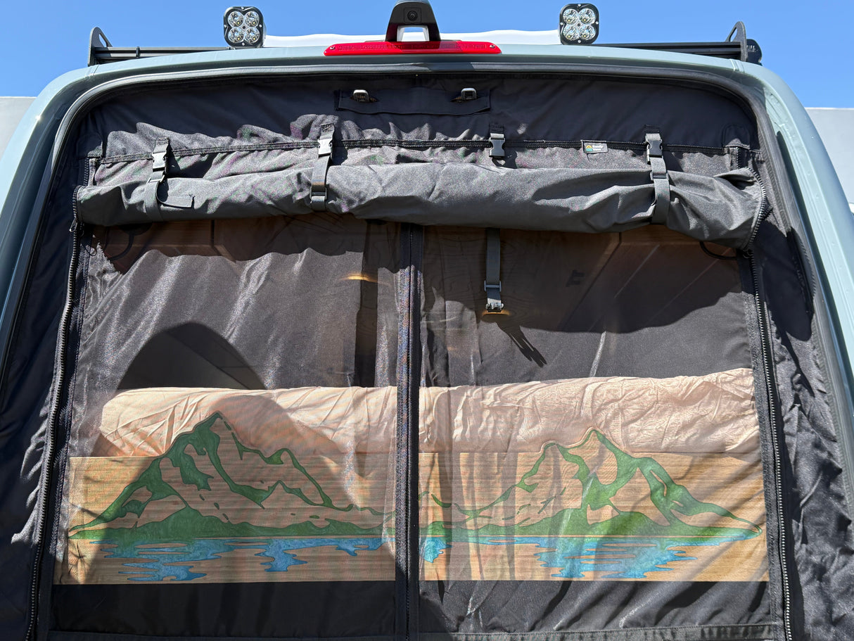 Sandy Vans Mercedes Sprinter Rear Door Bug Screen