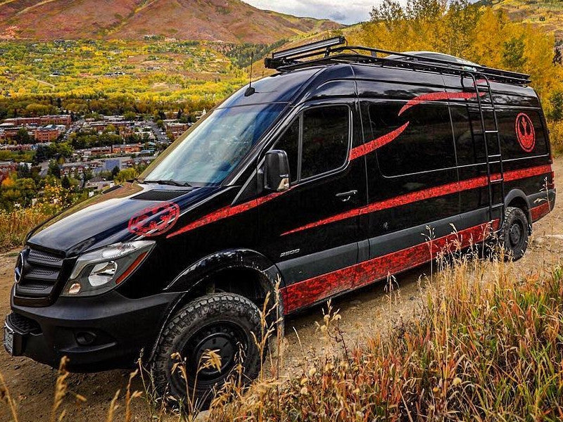 Aluminess 2007+ Mercedes Sprinter 144" Weekender/Touring Roof Rack (High-Roof)