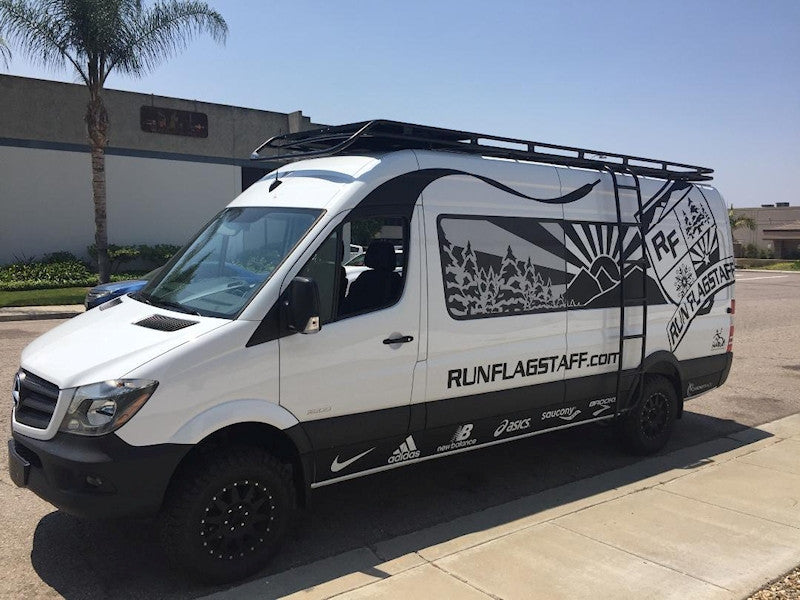 Aluminess 2007+ Mercedes Sprinter 144" Weekender/Touring Roof Rack (High-Roof)