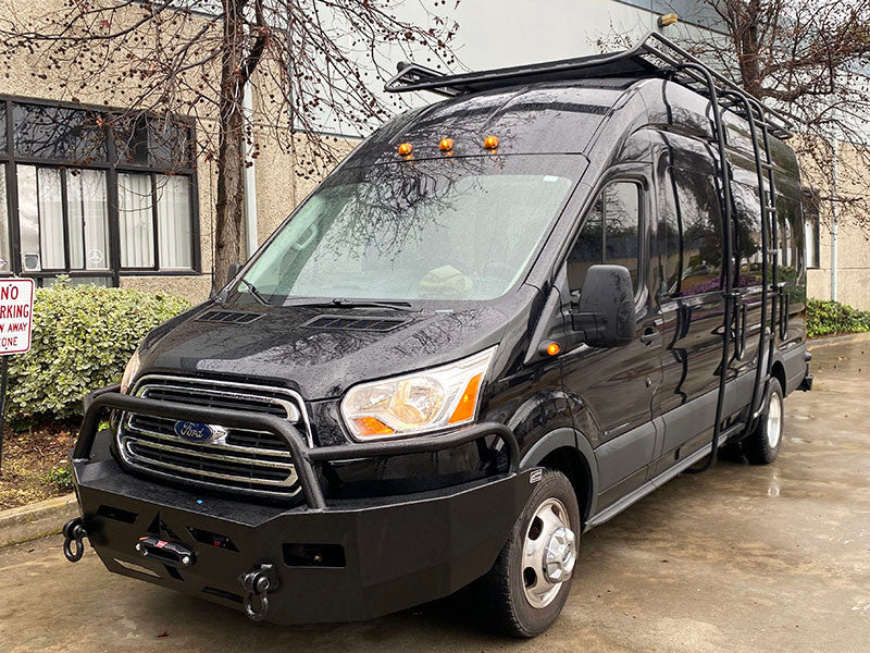 Aluminess 2015-2019 Ford Transit Front Winch Bumper