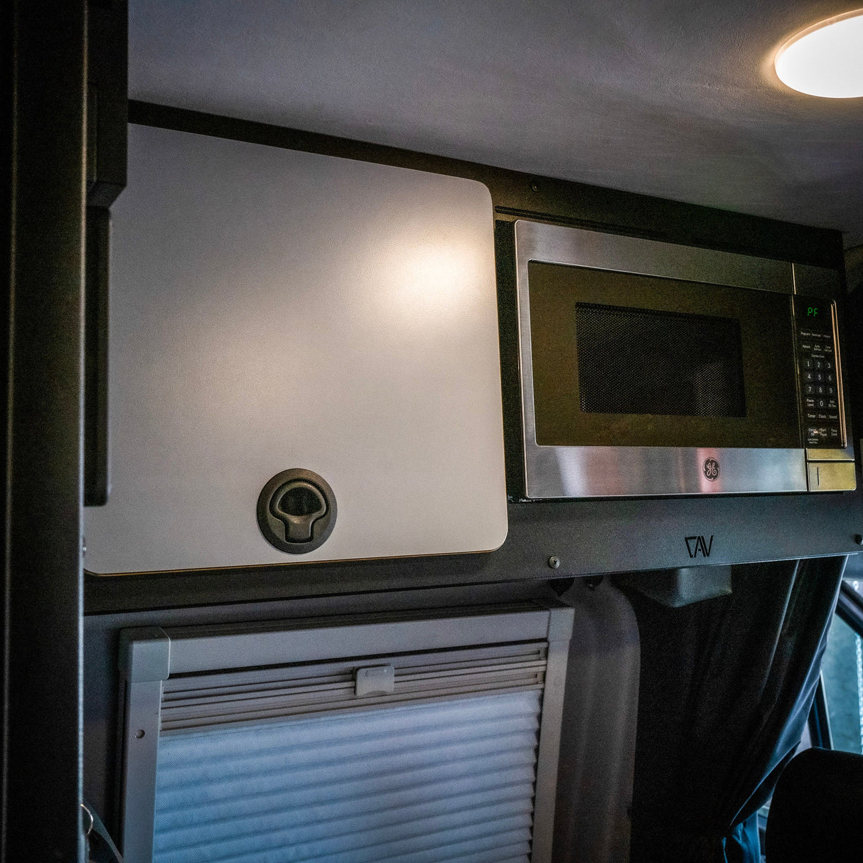 Canyon Adventure Vans Microwave Overhead Cabinet Kit – 2025 Revel