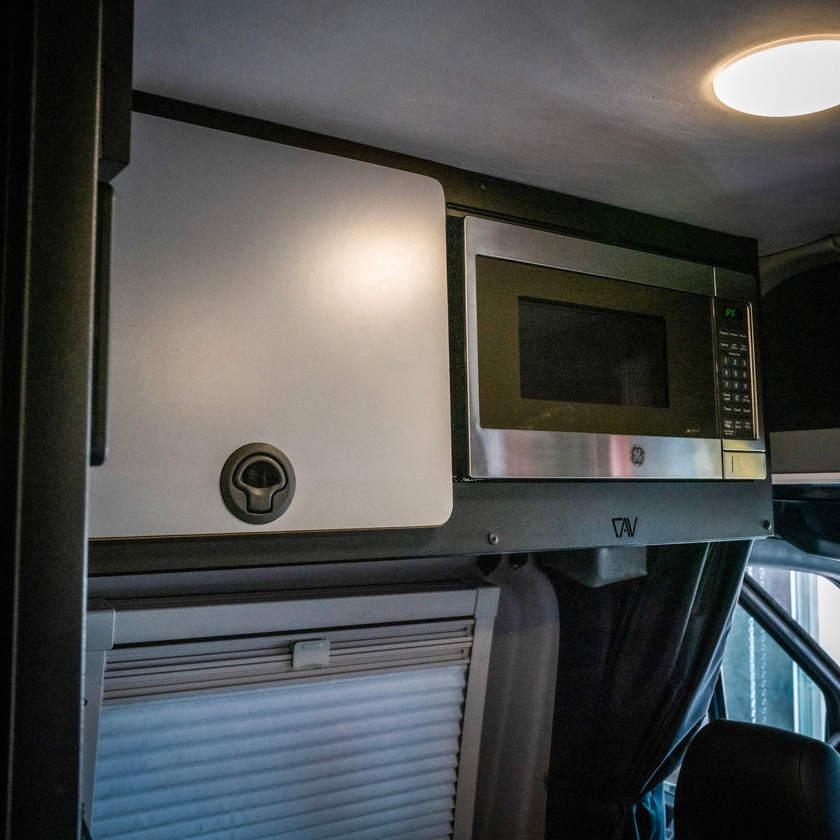 Canyon Adventure Vans Microwave Overhead Cabinet Kit – 2025 Revel