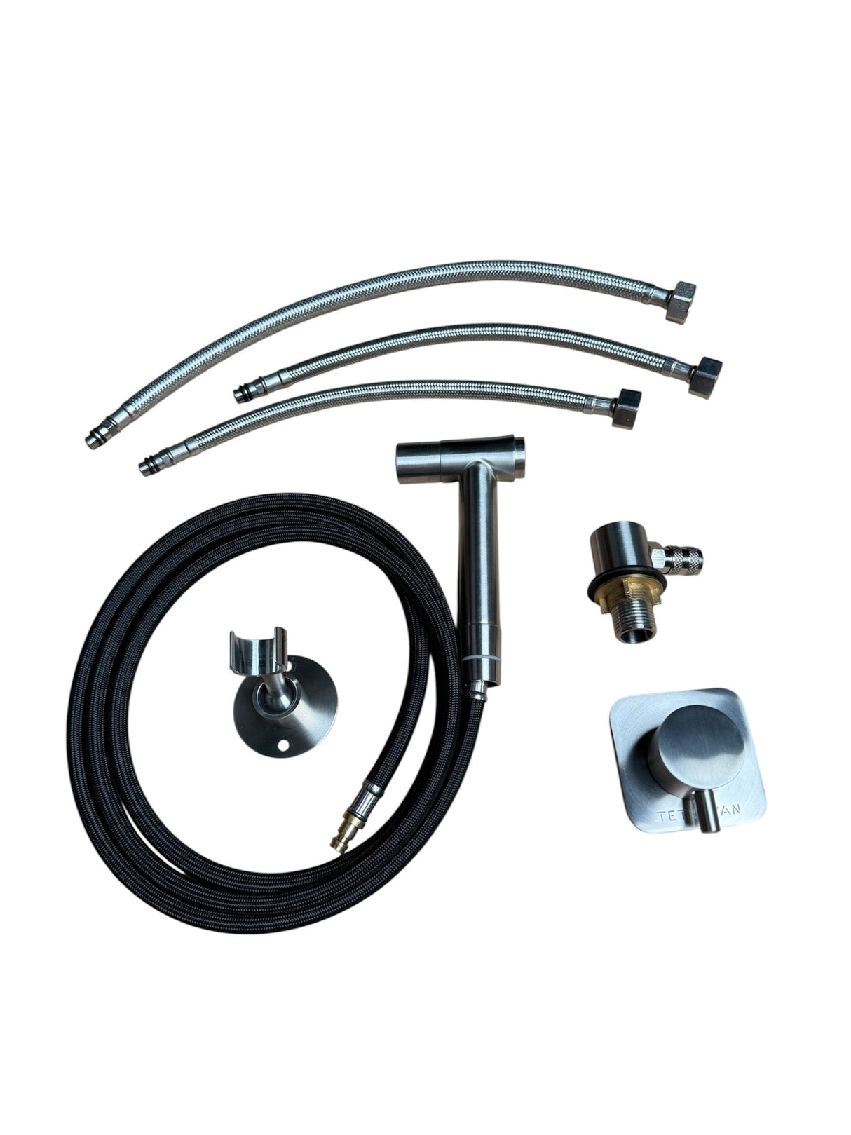Tetravan Stainless Steel RV and Marine Shower Port System