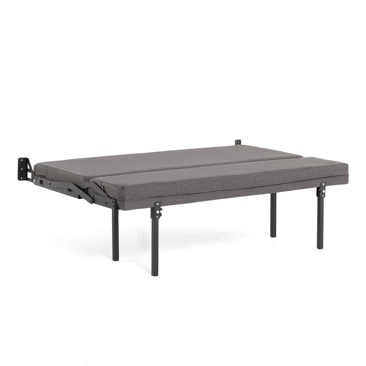 RB Components 58" Sofa Sleeper - Charcoal Cloth
