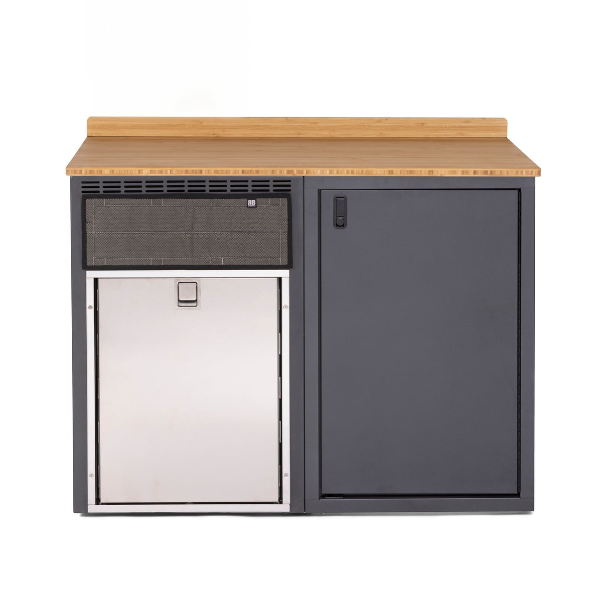 RB Components 48in Galley - Isotherm 85 Fridge Base Cabinet
