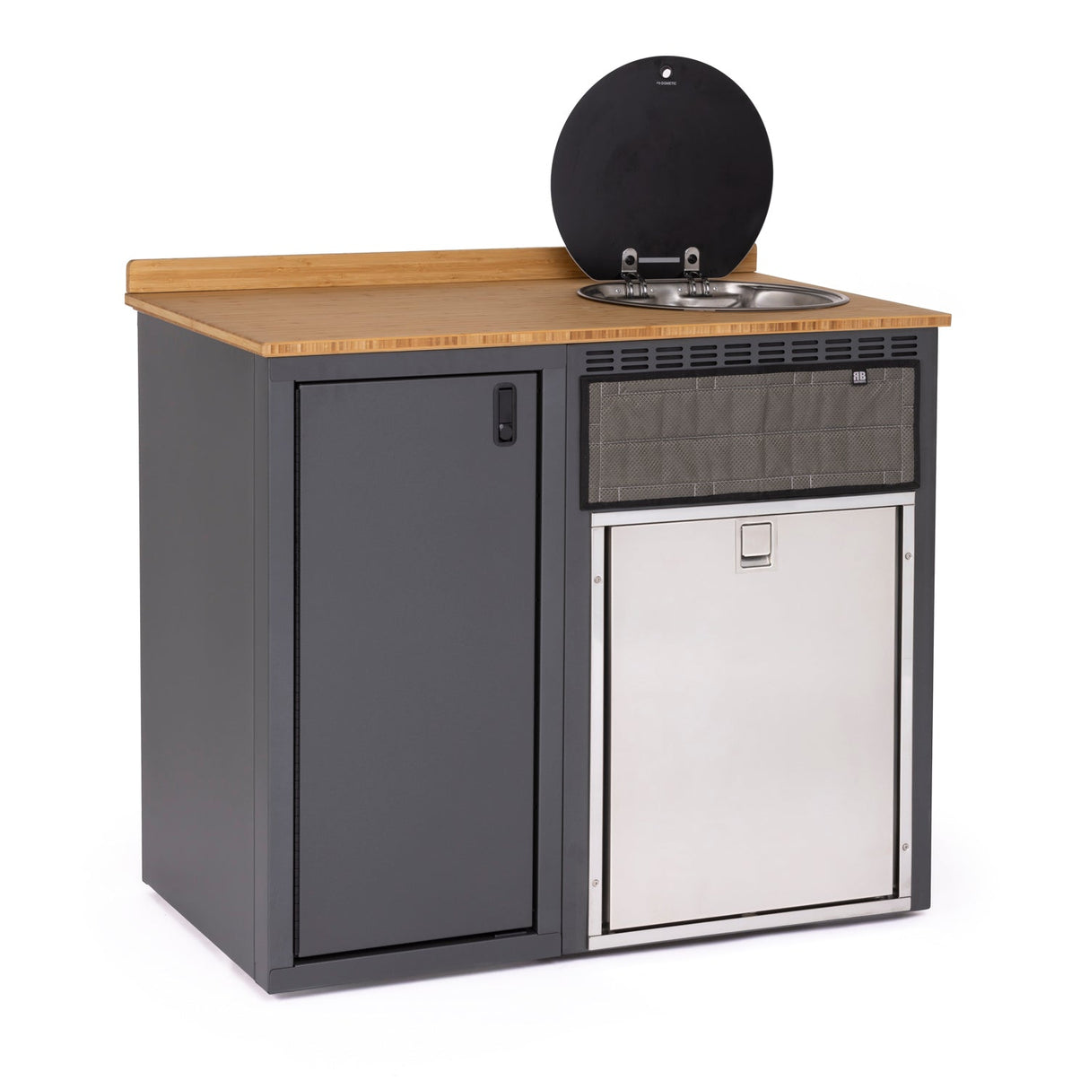 RB Components 42in Galley - Isotherm 85 Fridge Base Cabinet