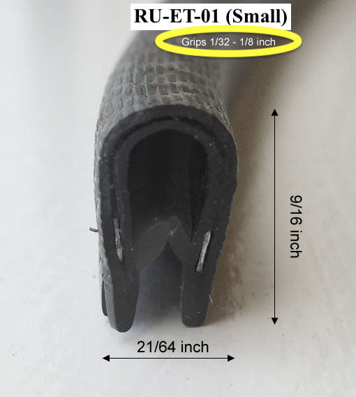 AM Auto Window Gasket Edge Trim 12 feet (Small)
