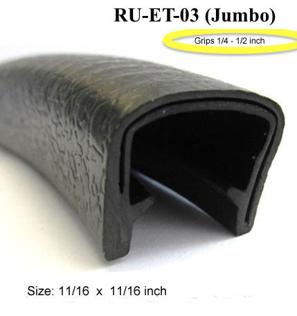 AM Auto Window Gasket Edge Trim 16 feet (Jumbo)