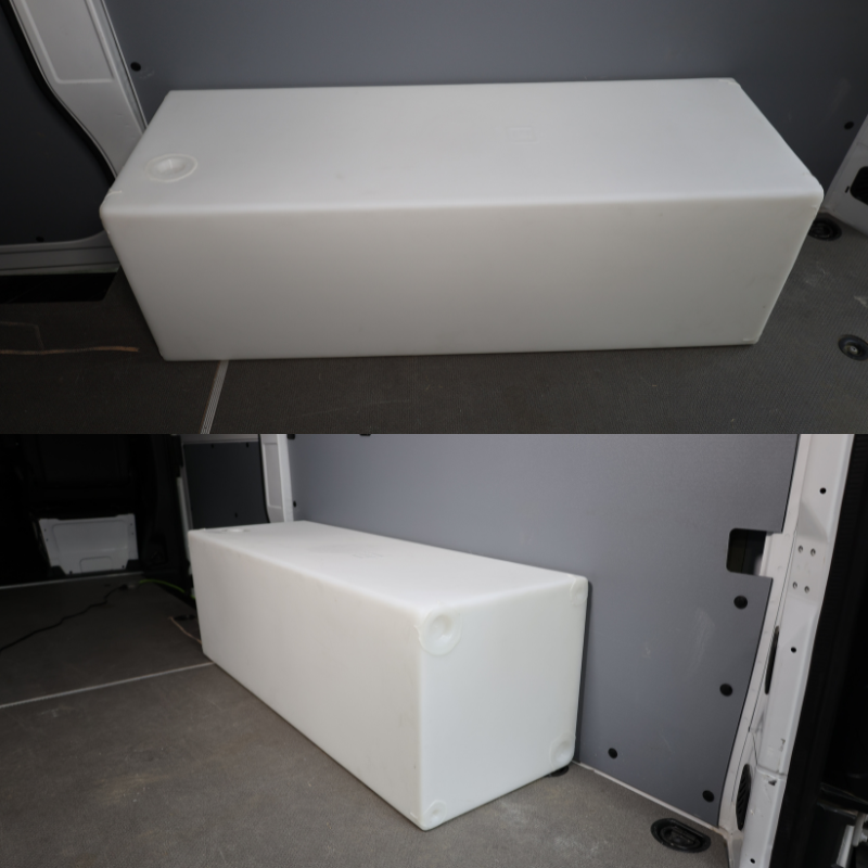 Northwest Conversions 36 Gallon Wheel Well Water Tank (Centered)