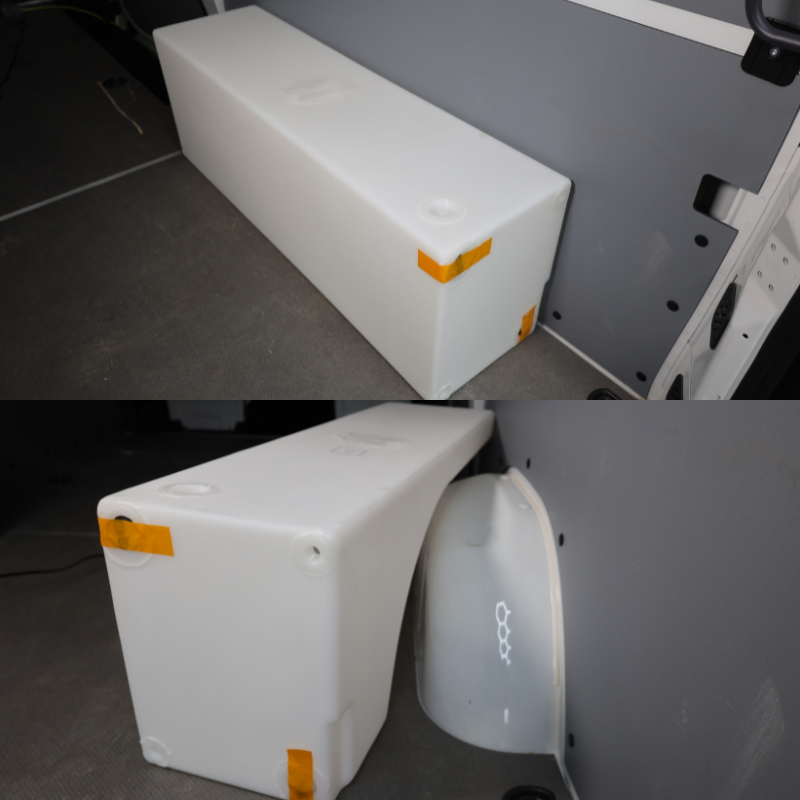 Northwest Conversions 20 Gallon Wheel Well Water Tank (Right)