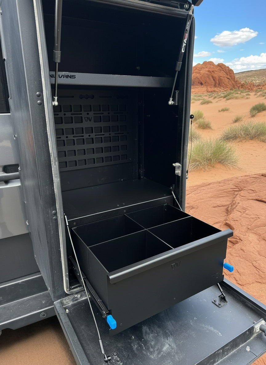 Canyon Adventure Vans Canyon Drawer System