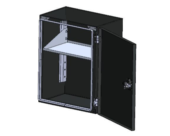 Aluminess Storage Box Shelf