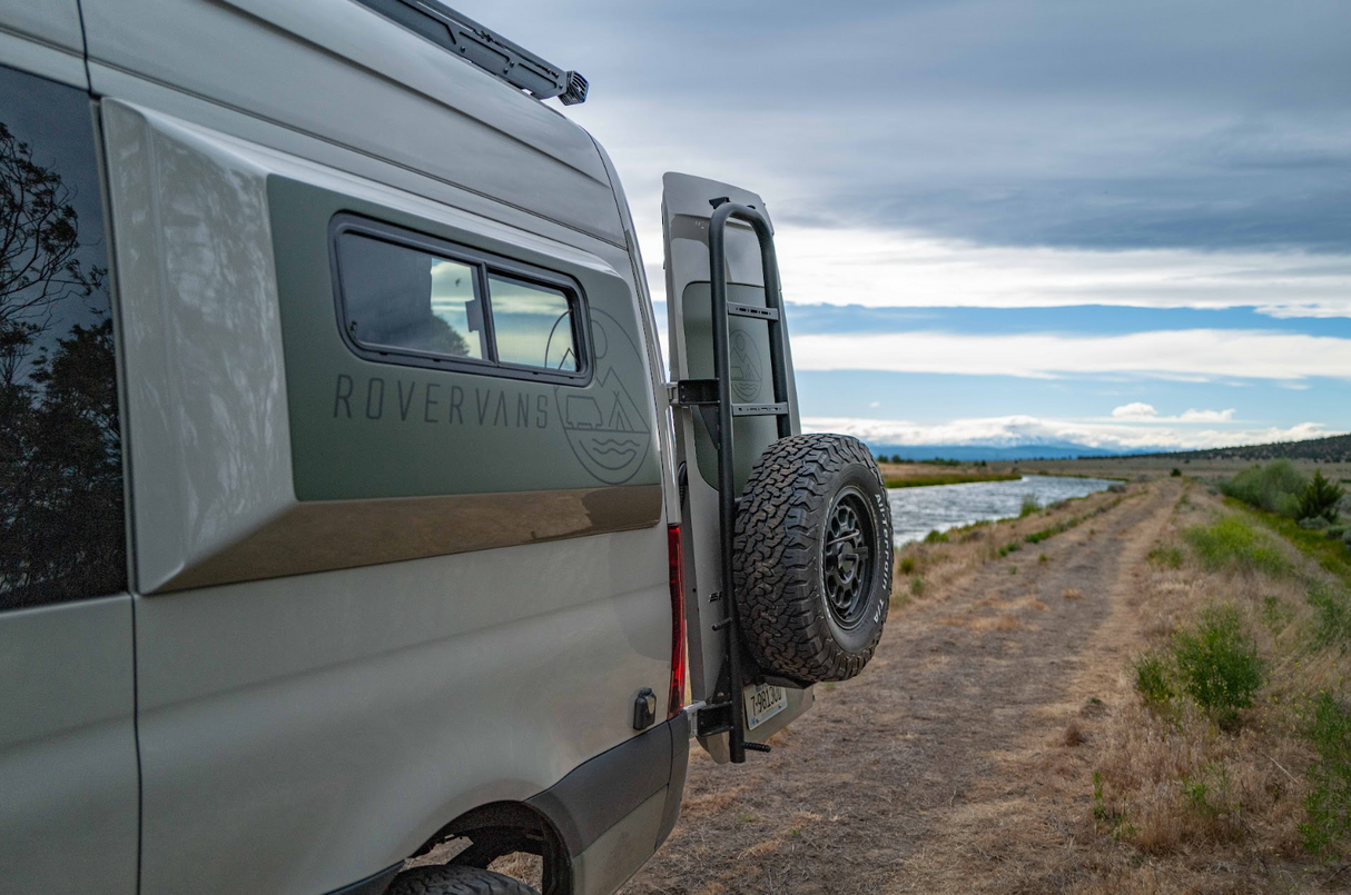 Rover Vans 2019+ Mercedes Sprinter Tire/ Ladder Carrier Combo