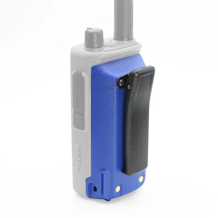 Rugged Radios R1 Handheld Radio High Capacity Battery and Belt Clip