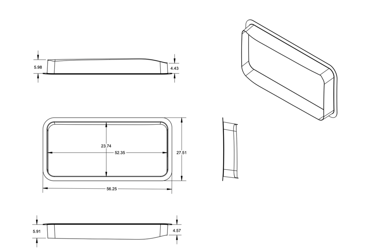 GoCode Mercedes Sprinter Flare Trim Ring - Driver Side