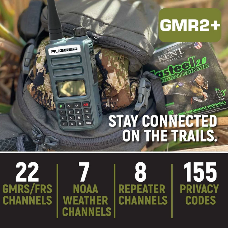 Rugged Radios ADVENTURE PACK - Rugged GMR2 GMRS and FRS Hand Held Radios pair