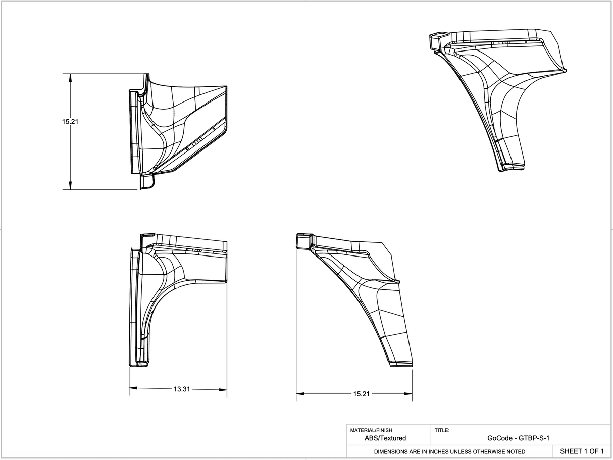 GoCode Mercedes Sprinter B-Pillar Passenger Trim