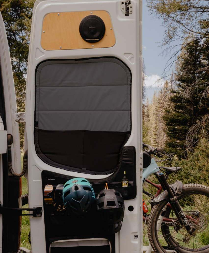 VanEssential Mercedes Sprinter Stealth Rear Door Window Covers (Pair)