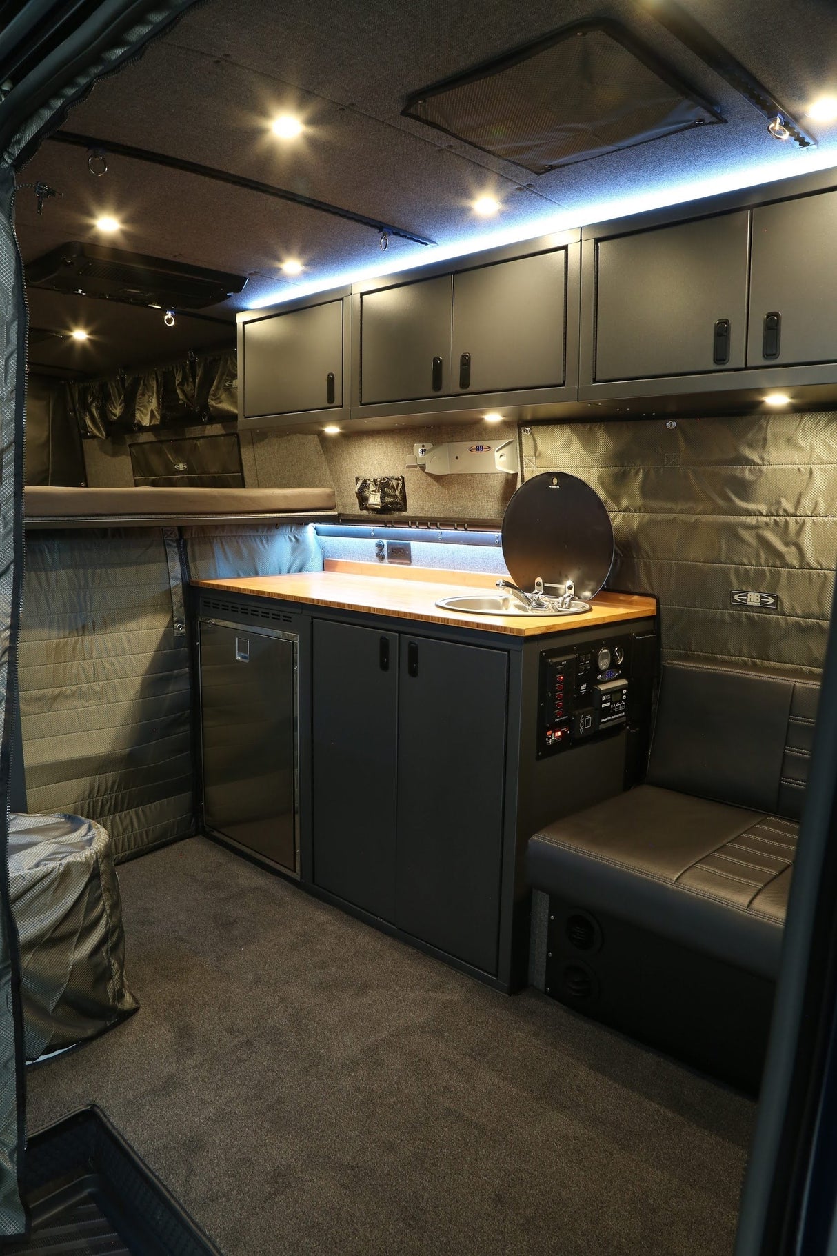 RB Components 24in Galley - Norcold Fridge Base Cabinet