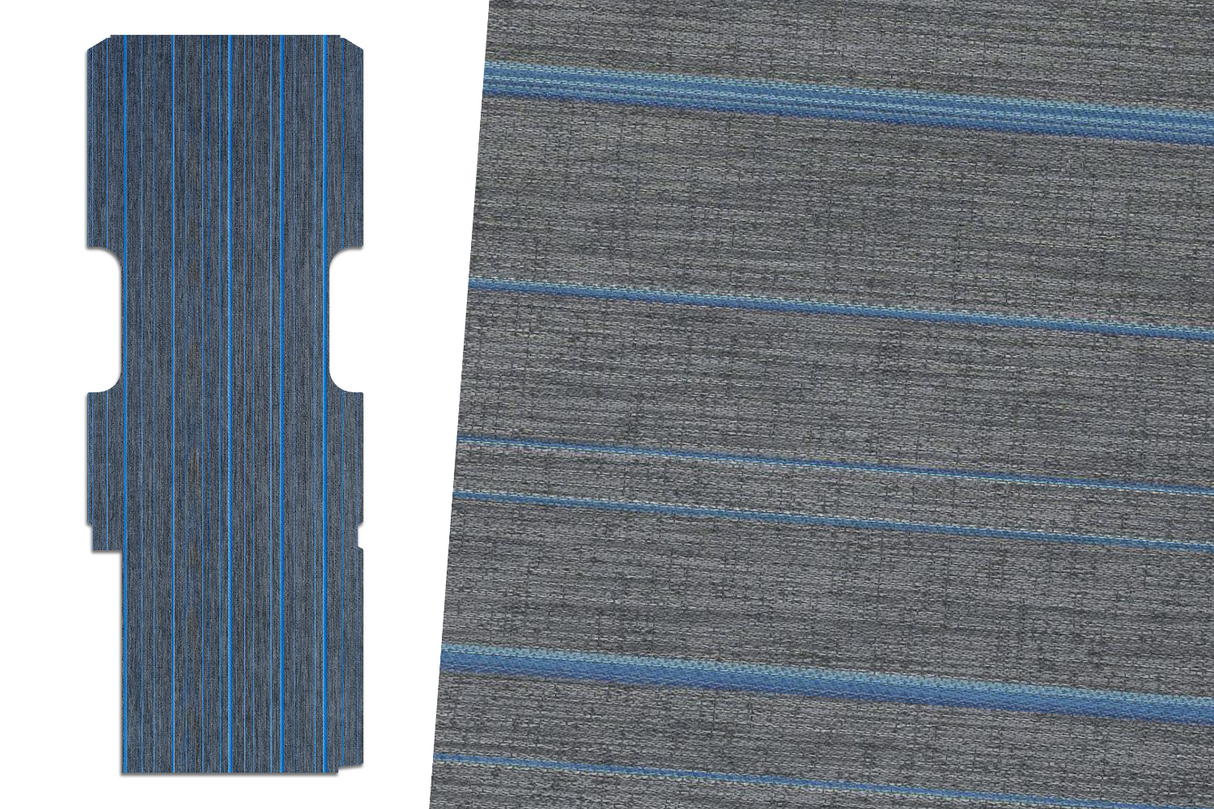 2tec2/Lonseal Pre-cut Van Flooring 2007+ Mercedes Sprinter 170 EXT (Moonless Night Blue) - Campervan HQ