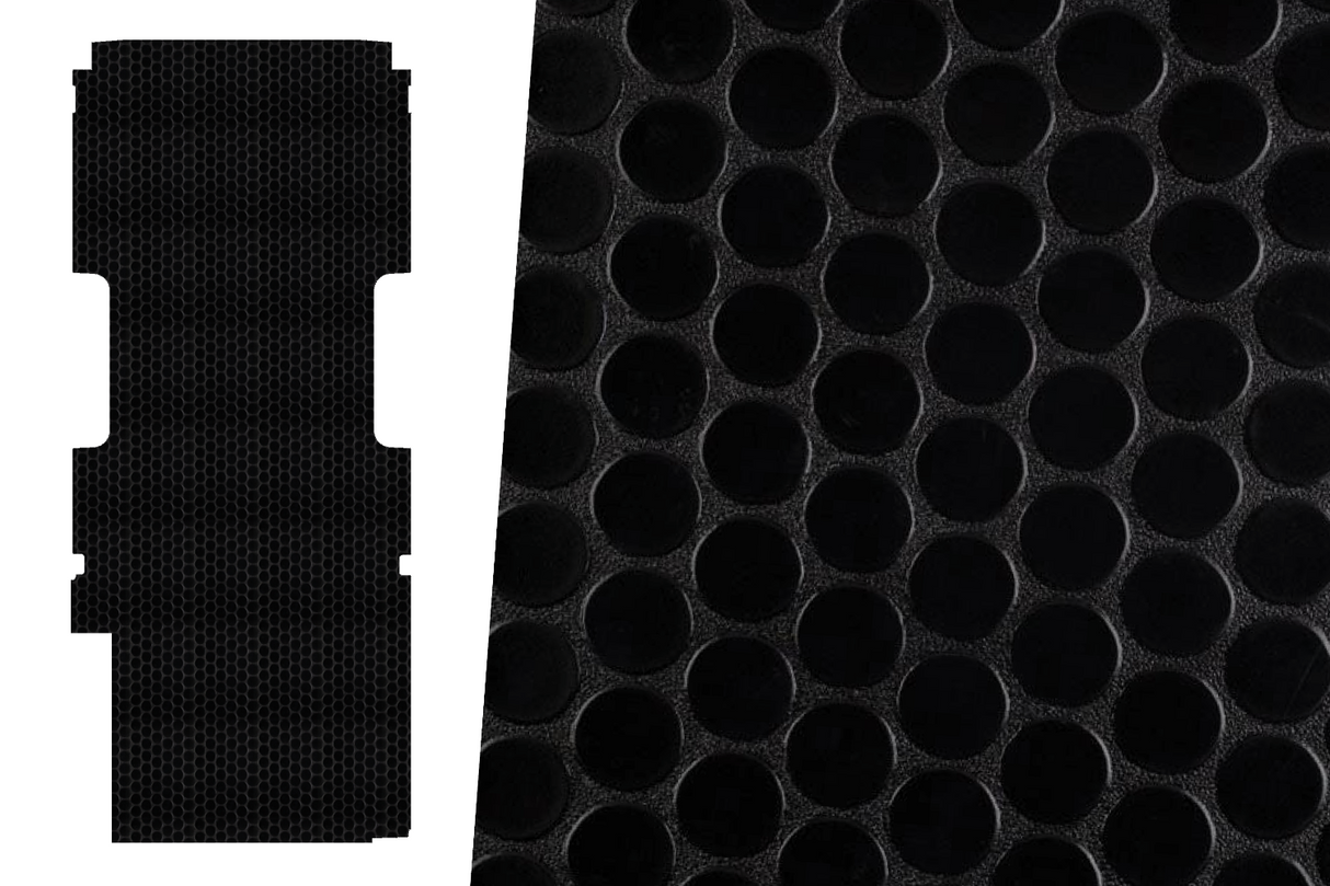 2tec2/Lonseal Pre-cut Van Flooring 2015+ Ford Transit 148 EL (Black) - Campervan HQ